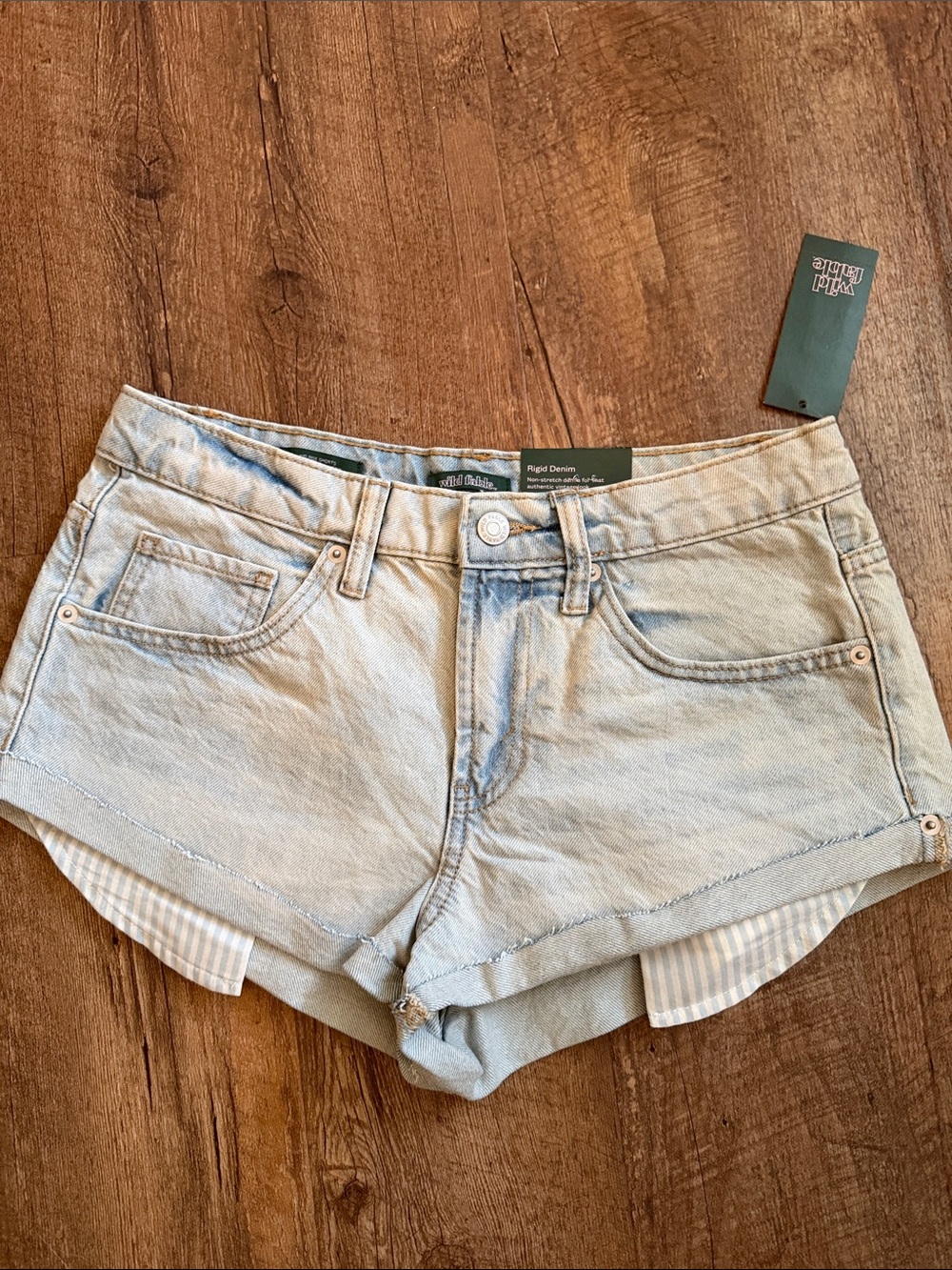 Wild Fable Light Blue Denim Shorts womens size 2 new with tags